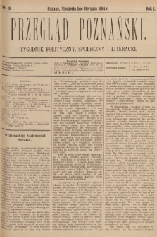 Przegląd Poznański : tygodnik polityczny, społeczny i literacki. 1894, nr 19