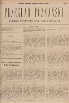 Przegląd Poznański : tygodnik polityczny, społeczny i literacki. 1894, nr 31