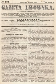 Gazeta Lwowska. 1856, nr 222