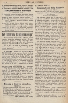 Przegląd Kupiecki : [organ Związku Stowarzyszeń Kupieckich Małopolski Zachodniej. 1924, nr 4]