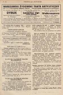 Przegląd Kupiecki : [organ Związku Stowarzyszeń Kupieckich Małopolski Zachodniej. 1924, nr 26]