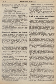 Przegląd Kupiecki : [organ Związku Stowarzyszeń Kupieckich Małopolski Zachodniej. 1924, nr 33]