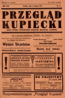Przegląd Kupiecki : organ Związku Stowarzyszeń Kupieckich Małopolski Zachodniej. 1935, nr 6