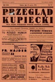 Przegląd Kupiecki : organ Związku Stowarzyszeń Kupieckich Małopolski Zachodniej. 1935, nr 23