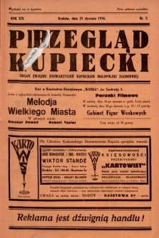 Przegląd Kupiecki : organ Związku Stowarzyszeń Kupieckich Małopolski Zachodniej. 1936, nr 3