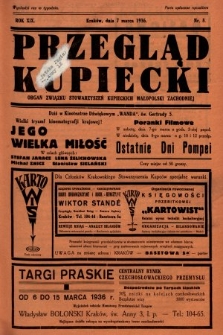 Przegląd Kupiecki : organ Związku Stowarzyszeń Kupieckich Małopolski Zachodniej. 1936, nr 8
