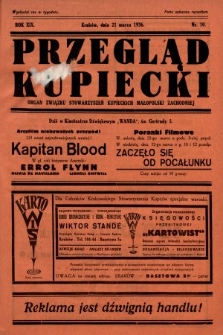 Przegląd Kupiecki : organ Związku Stowarzyszeń Kupieckich Małopolski Zachodniej. 1936, nr 10