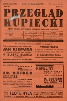 Przegląd Kupiecki : organ Związku Stowarzyszeń Kupieckich Małopolski Zachodniej. 1936, nr 35