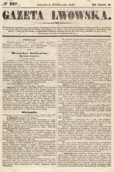 Gazeta Lwowska. 1856, nr 227