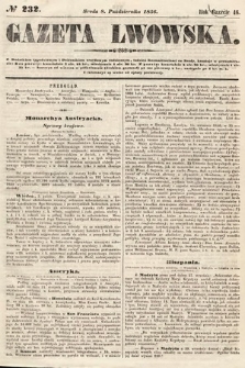 Gazeta Lwowska. 1856, nr 232