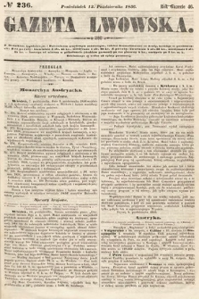 Gazeta Lwowska. 1856, nr 236