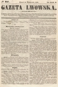 Gazeta Lwowska. 1856, nr 237