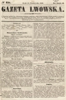 Gazeta Lwowska. 1856, nr 238