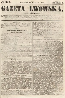 Gazeta Lwowska. 1856, nr 242