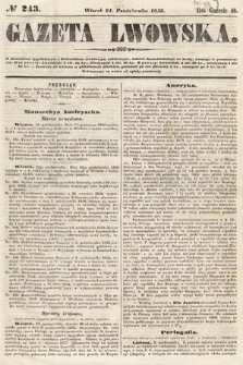 Gazeta Lwowska. 1856, nr 243