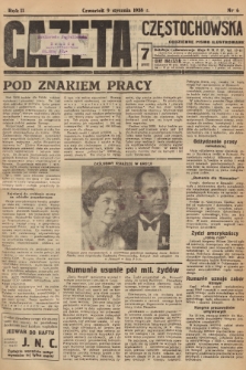 Gazeta Częstochowska : codzienne pismo ilustrowane. 1938, nr 6