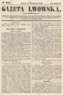 Gazeta Lwowska. 1856, nr 245