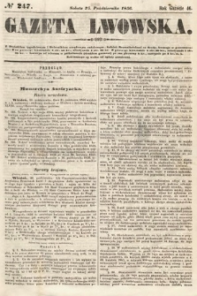 Gazeta Lwowska. 1856, nr 247