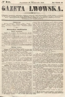 Gazeta Lwowska. 1856, nr 248
