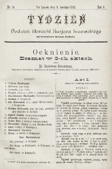 Tydzień : dodatek literacki „Kurjera Lwowskiego”. 1900, nr 14