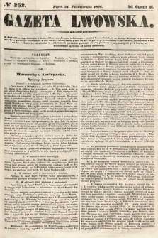 Gazeta Lwowska. 1856, nr 252