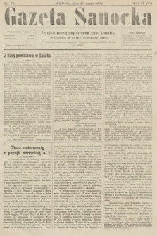 Gazeta Sanocka : tygodnik poświęcony sprawom ziemi Sanockiej. 1905, nr 73
