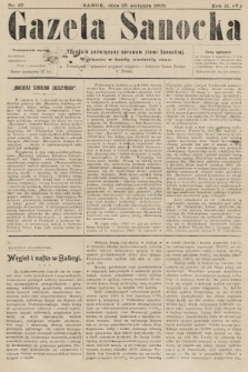 Gazeta Sanocka : tygodnik poświęcony sprawom ziemi Sanockiej. 1905, nr 87