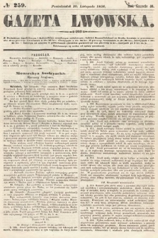 Gazeta Lwowska. 1856, nr 259