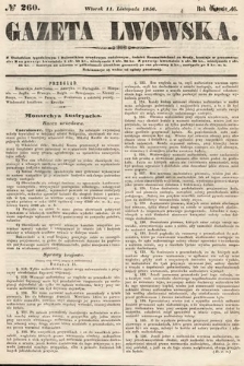Gazeta Lwowska. 1856, nr 260
