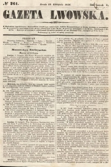 Gazeta Lwowska. 1856, nr 261