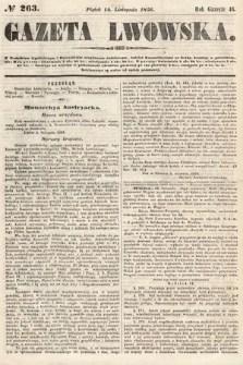 Gazeta Lwowska. 1856, nr 263