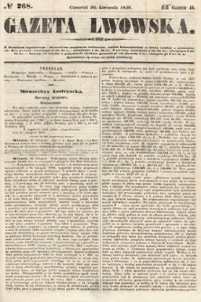Gazeta Lwowska. 1856, nr 268