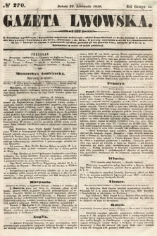 Gazeta Lwowska. 1856, nr 270