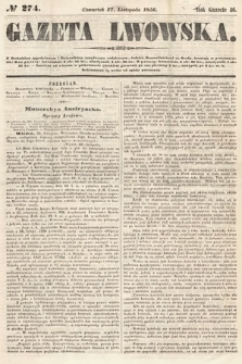Gazeta Lwowska. 1856, nr 274