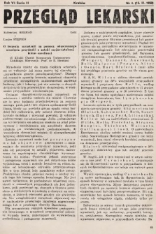 Przegląd Lekarski : organ Krakowskiego Towarzystwa Lekarskiego i Wrocławskiego Towarzystwa Lekarskiego. Seria 2. 1950, nr 4