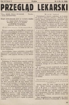 Przegląd Lekarski : organ Krakowskiego Towarzystwa Lekarskiego i Wrocławskiego Towarzystwa Lekarskiego. Seria 2. 1950, nr 8