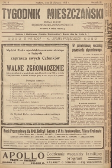Tygodnik Mieszczański : organ Klubu Rękodzielniczo-Mieszczańskiego. 1913, nr 4