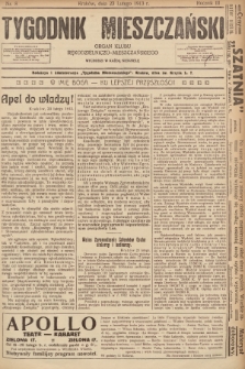 Tygodnik Mieszczański : organ Klubu Rękodzielniczo-Mieszczańskiego. 1913, nr 8