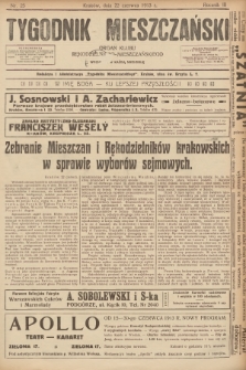 Tygodnik Mieszczański : organ Klubu Rękodzielniczo-Mieszczańskiego. 1913, nr 25