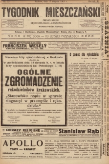 Tygodnik Mieszczański : organ Klubu Rękodzielniczo-Mieszczańskiego. 1913, nr 33