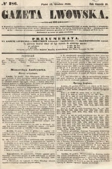 Gazeta Lwowska. 1856, nr 286
