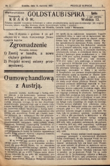 Przegląd Kupiecki : [organ Krakowskiego Stowarzyszenia Kupców]. 1922, nr 2