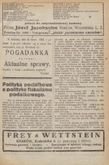 Przegląd Kupiecki : [organ Krakowskiego Stowarzyszenia Kupców]. 1922, nr 10
