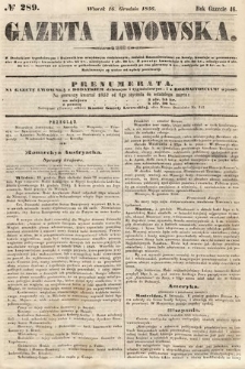 Gazeta Lwowska. 1856, nr 289