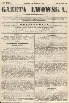 Gazeta Lwowska. 1856, nr 291