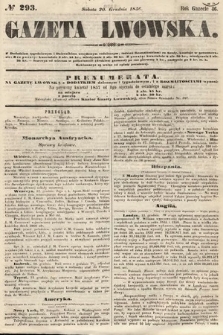 Gazeta Lwowska. 1856, nr 293