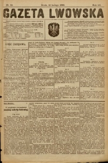 Gazeta Lwowska. 1920, nr 39