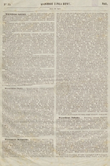 Wiadomości z pola bitwy. 1863, nr 15