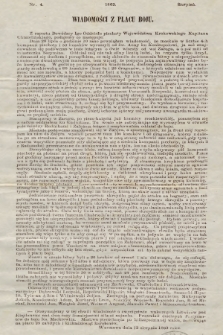 Wiadomości z placu boju. 1863, nr 4