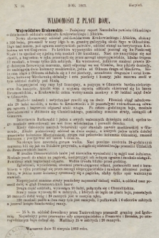 Wiadomości z placu boju. 1863, nr 10